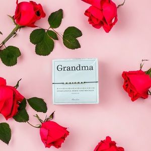 Grandma Bracelet in Morse code